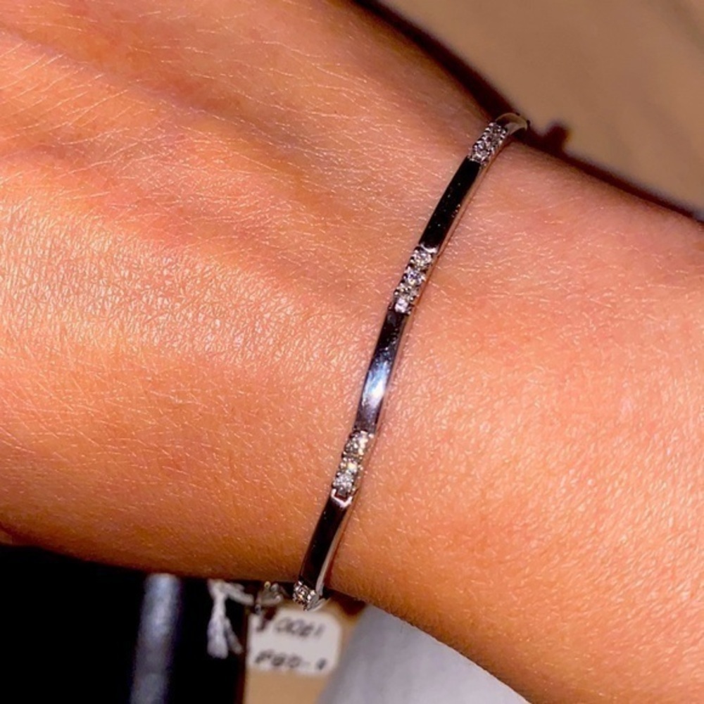 Dimond Bracelet super Stylish with Diamonds solid Gold 14k with Dimonds Unisex - Picture 1 of 9